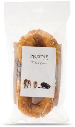 Petstyleliving Gepofte ring met kip 7,5cm