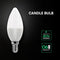 V-TAC VT-268 - LED-kaarslamp - E14-fitting - 6,5 W - 600 lumen - 4000 K - Wit
