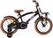 AMIGO 2Cool Jongensfiets 16 Inch - Kinderfiets voor 4 tot 6 Jaar - 100-115 cm - Zwart - met Zijwieltjes