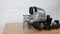 Byzoo Rhino - Slowjuicer - Horizontaal - 1000ML - Pulpreservoir - Grijs