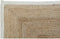 DKD Home Decor - Tapijt - Jute 200 x 290 x 1 cm - Wit Lichtbruin