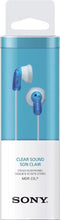 Sony MDR-E9LPG - In-ear oordopjes - Neodymiummagneet 13,5mm-driverunit - Blauw