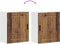 vidaXL - Keukenwandkast - Porto - bewerkt - hout - oud - houtkleurig