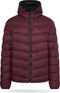 Pierre Cardin - Heren Jas winter Gewatteerde Jas - Rood - Maat L