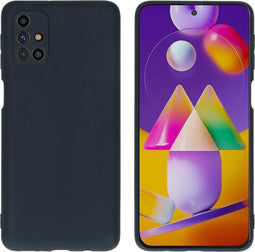 iMoshion Hoesje Geschikt voor Samsung Galaxy M31s Hoesje Siliconen - iMoshion Color Backcover - Zwart