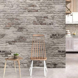 DUTCH WALLCOVERINGS Fotobehang Old Brick Wall grijs
