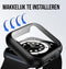 Podec Apple Watch 4 / 5 / 6 / SE - Hard Case - Full Cover - Zwart (2 stuks)