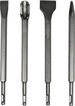Benson Beitelset SDS Plus - 4 delig - Voor steen, tegels en beton - Hoogwaardig staal
