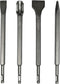 Benson Beitelset SDS Plus - 4 delig - Voor steen, tegels en beton - Hoogwaardig staal