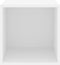 vidaXL - Wandkasten - 2 - st - 37x37x37 - cm - bewerkt - hout - wit