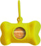 Hondetas Dispenser United Pets Bon Ton Neon Hond Geel (8 x 4,2 x 5 cm)