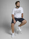 JACK&JONES PLUS JPSTBOWIE JJSHORTS SOLID SA SN PLS - Chino shorts - Relaxte stijl met stretch - Maat 46