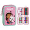 Schooletui met Accessoires Gabby's Dollhouse Roze 41 x 58 x 3 cm