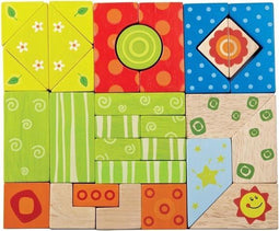 Wonder glow blocks - Houten glow in the dark blokken