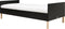 Bopita Floris bed 90x200 - Mat Zwart/Naturel