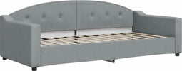 vidaXL - Slaapbank - 90x200 - cm - stof - lichtgrijs
