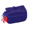 Pennenetui met 3 vakken Atlético Madrid Blauw Wit Rood 21,5 x 10 x 8 cm
