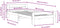 vidaXL - Bedframe - zonder - matras - massief - grenenhout - wasbruin - 90x190 - cm