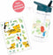 A Little Lovely Company Back to school set - Drinkfles / 4 Snackdozen / Lunchbox - Jungle tijger