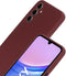 Mobiparts Samsung Galaxy A15 - Silicone Cover - Soft-touch - Plum Red