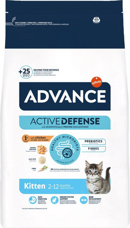 Advance cat kitten chicken / rice kattenvoer 1,2 kg + 300 gr gratis