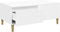vidaXL - Salontafel - 90x50x36,5 - cm - bewerkt - hout - wit