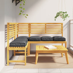 vidaXL - Zitkussens - voor - Paletten - 6 - stuks - Zwart - 40x40x8 - cm - Oxford - Stof