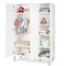 Pinolino Kids - Kledingkast - 3 deuren 6 legplanken - wit