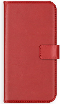 Selencia Hoesje Geschikt voor Huawei P Smart (2019) Hoesje Met Pasjeshouder - Selencia Echt Lederen Bookcase - Rood