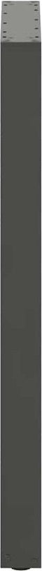 vidaXL - Salontafelpoten - 2 - st - U-vormig - 60x(100-101) - cm - staal - antraciet