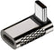 4smarts 540464 - USB-C Adapter Set - 3x Haakse Adapters 1x Verlengstuk - Zilver
