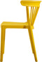 WOOOD Bliss - Eetkamerstoel - Stapelbaar - Oker geel - 75x52x53 cm