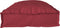 vidaXL - Ligbedkussen - Wijndruif - Rood - 100x40x8 - cm - Oxford - Stof