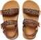 Reef Little Ahi - Convertible Slippers - Verstelbaar klittenband - Leopard - Maat 21/22