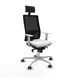 Bureaustoel met hoofdsteun Piqueras y Crespo 4B086G1 Wit