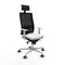 Bureaustoel met hoofdsteun Piqueras y Crespo 4B086G1 Wit