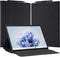 Dux Ducis Tablet Hoes Geschikt voor Microsoft Surface Pro 9 / 10 - Dux Ducis Domo Bookcase - Zwart