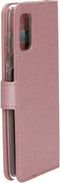 Mobiparts Galaxy A41 (2020) - Wallet Case - Saffiano motief - Roze