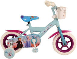 Volare Disney Frozen 2 Kinderfiets - 10 inch - Doortrapper - Blauw/Paar