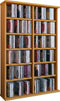 VCM Houten CD DVD-standaard plank kabinet opslag staande plank Ronul Houten CD DVD-standaard plank kabinet opslag staande plank Ronul