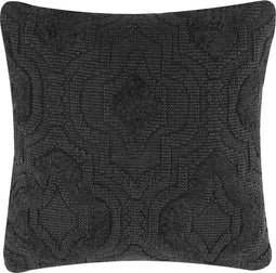 PAIKA - Sierkussen - Donkergrijs - 45 x 45 cm - Katoen