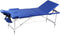vidaXL - Inklapbare - massagetafel - 3 - zones - met - aluminium - frame - (blauw)