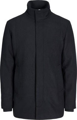 JACK&JONES ESSENTIALS JJEDUNHAM WOOL JACKET SN - Heren Jas - Enkele knopenrij - M