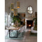Light & living Sendai - Hanglamp - Ø42 x 70 cm - groen met naturel bamboe