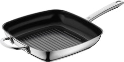 Durado Grillpan 28 x 28 cm RVS met Keramische Antiaanbaklaag