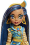 Monster High - Cleo De Nile - Modepop met piramide-tas - Blauwe jurk