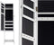Spiegel Sieradenhouder Wit Hout MDF (36 x 140 x 36,5 cm)