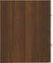 vidaXL - Wastafelkast - 60x38,5x48 - cm - bewerkt - hout - bruin - eikenkleur