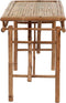 vidaXL - Tuintafel - inklapbaar - 115x50x75 - cm - bamboe