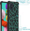 iMoshion Hoesje Geschikt voor Samsung Galaxy A51 Hoesje Met Koord - iMoshion Design Hoesje met Koord - Zwart / Groen / Panther Illustration